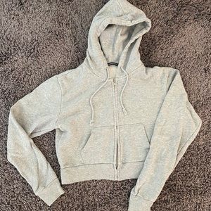 cropped brandy zip up!